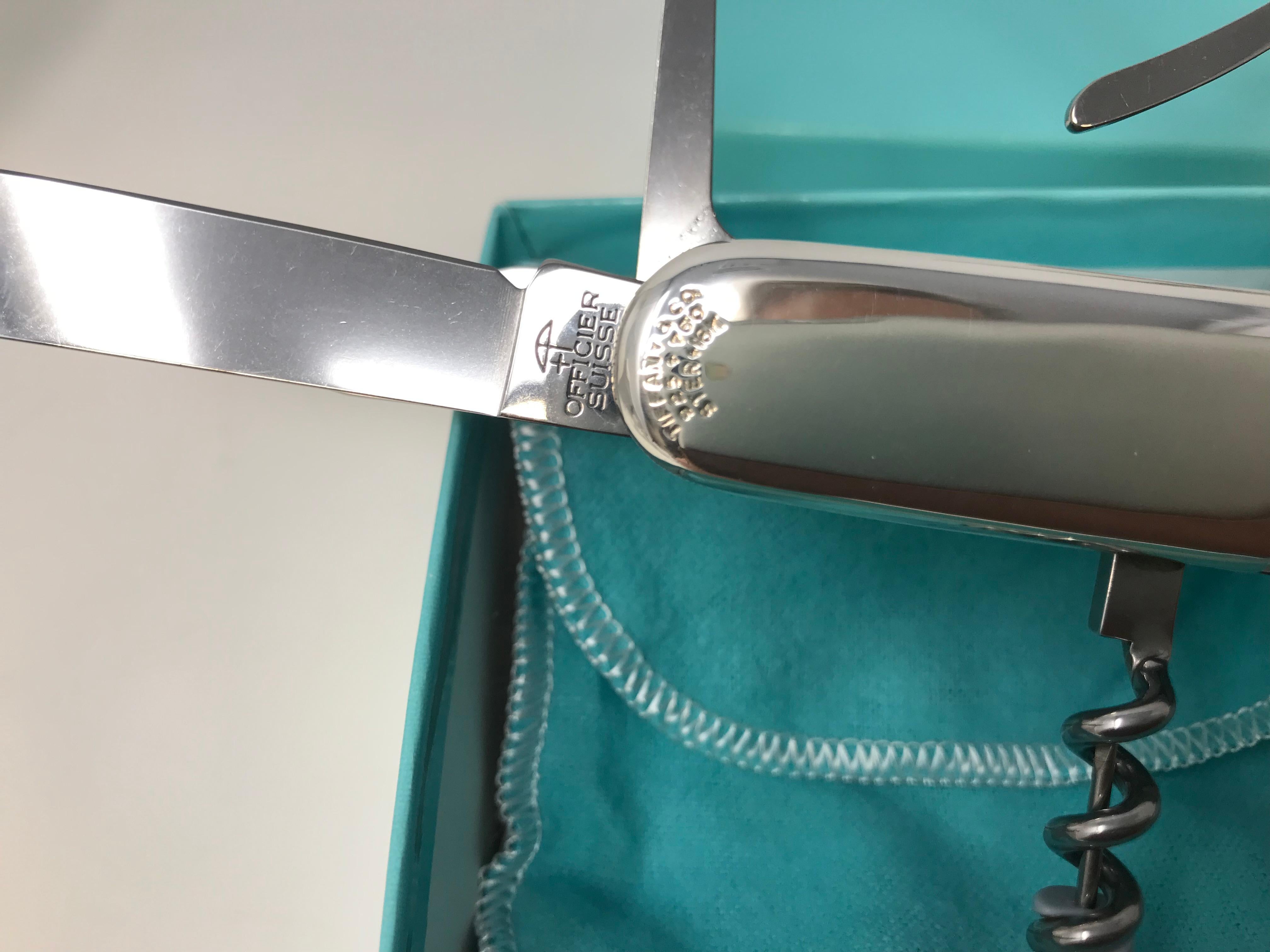 Coltello Swiss Army in argento Tiffany & Co. 3