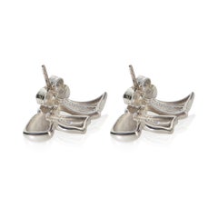 Tiffany & Co. Sterling Silver  Vintage Bow Earrings