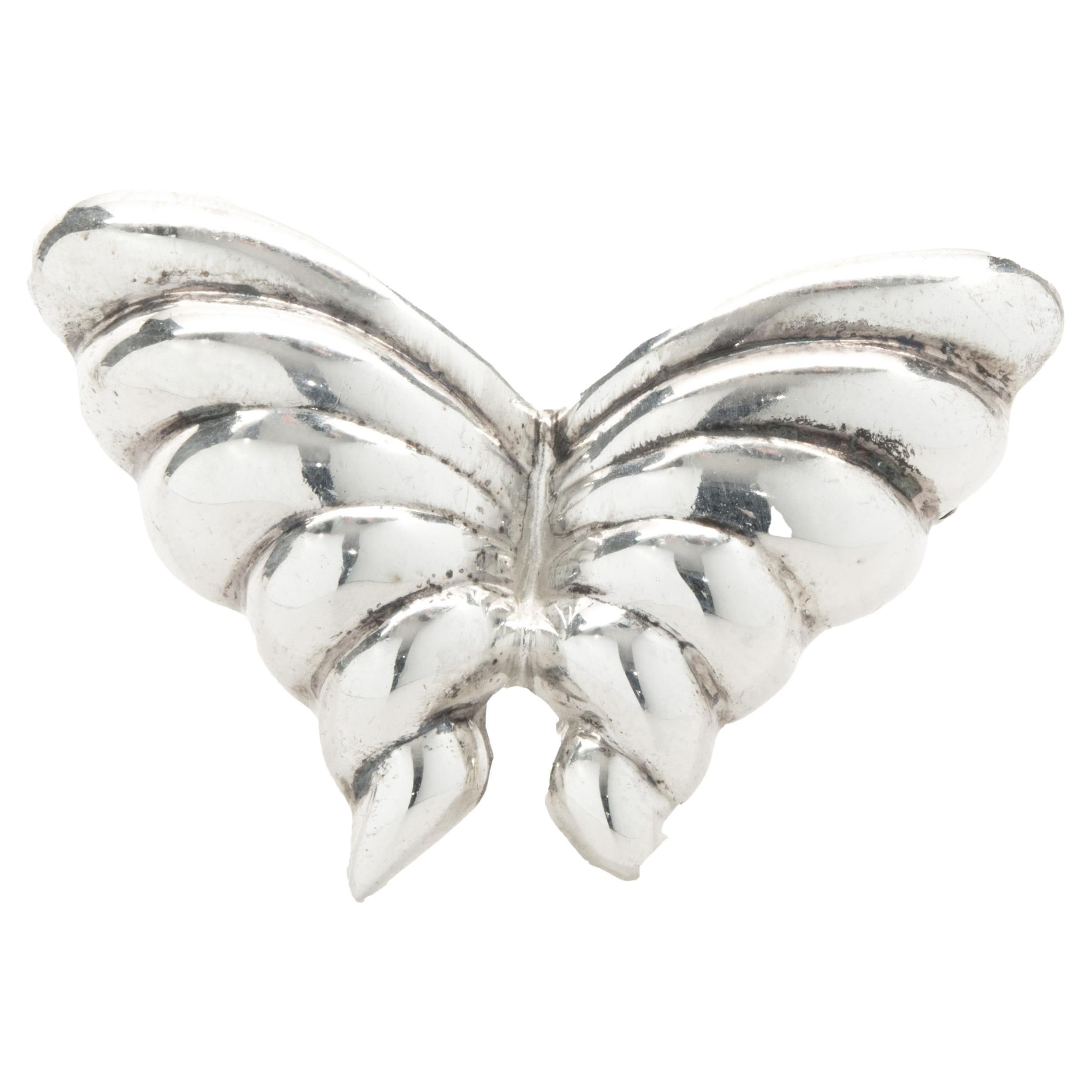 Tiffany & Co. Sterling Silver Vintage Butterfly Pin