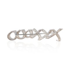 Tiffany & Co. Sterling Silver  Vintage Paloma Picasso Hugs & Kisses Brooch