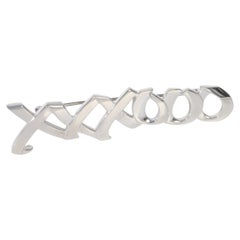 Tiffany & Co. Sterling Silver  Vintage Paloma Picasso Hugs & Kisses Brooch