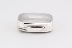 Tiffany & Co. Sterling Silver Vintage Rectangular Pill Box with Striped Design