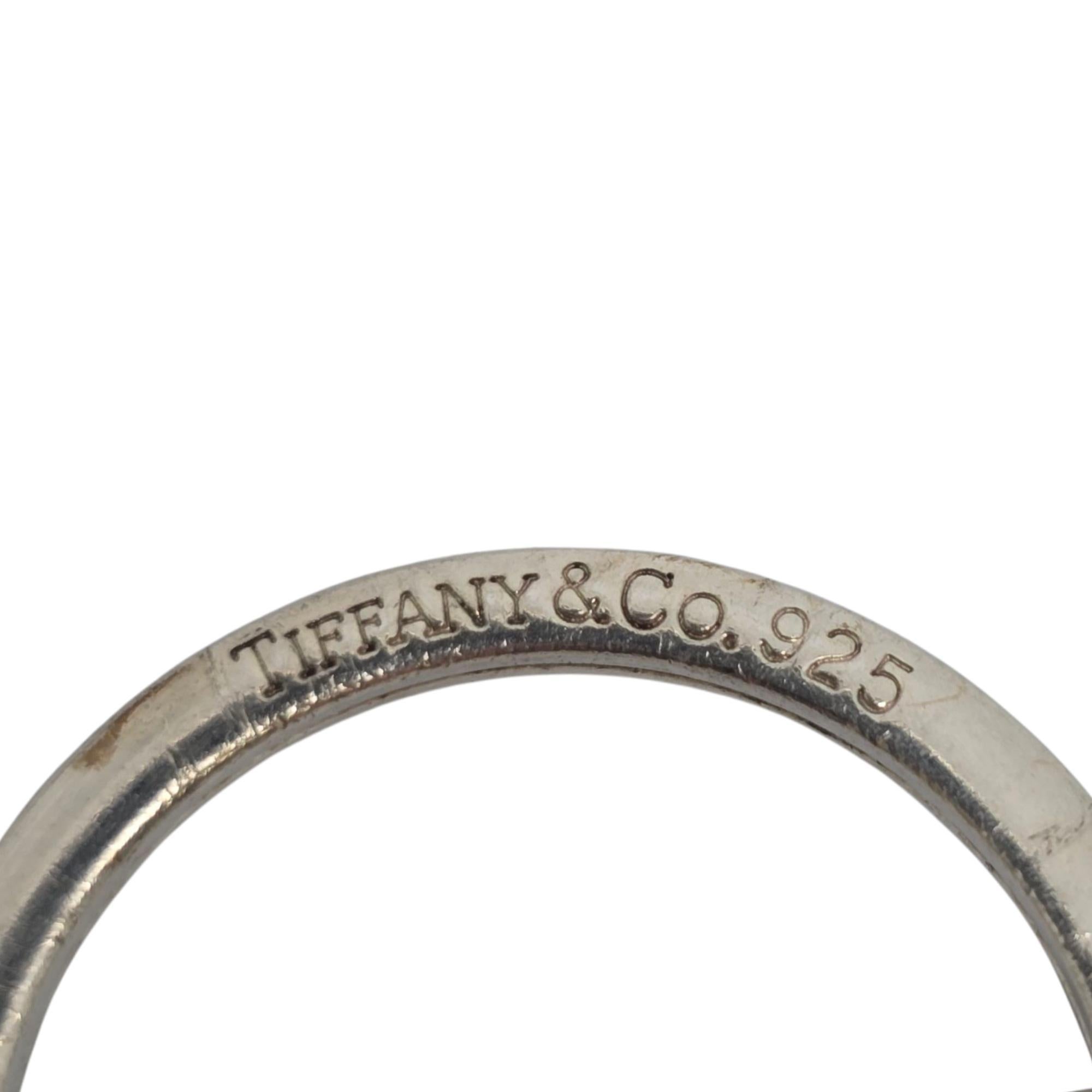 Tiffany & Co Sterling Silver Welcome Mat Keychain/Key Ring #21829 For Sale 4