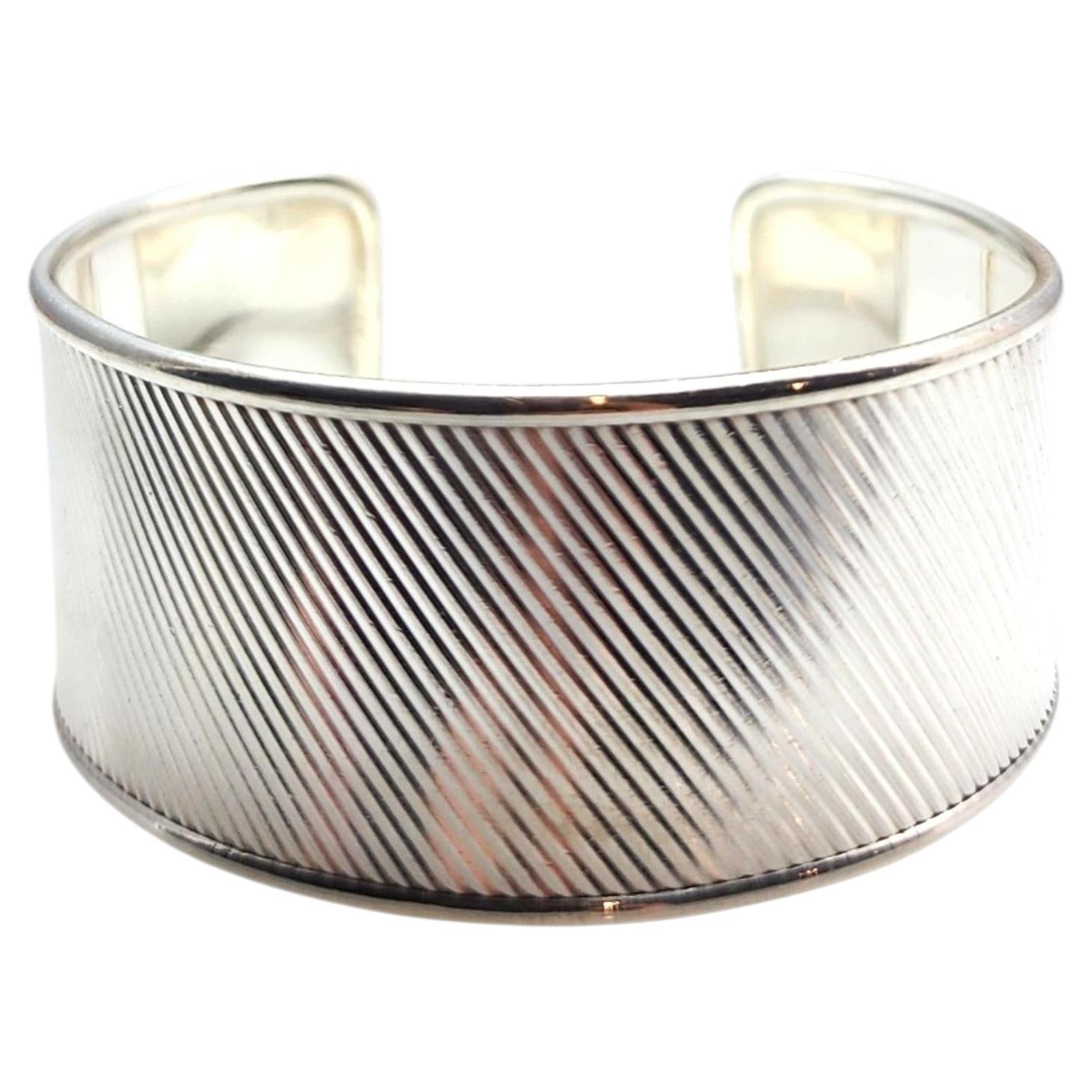 Tiffany & Co Sterling Silver Wide Cuff Bracelet #25386