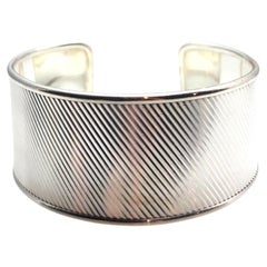 Tiffany & Co Sterling Silver Wide Cuff Bracelet #25386
