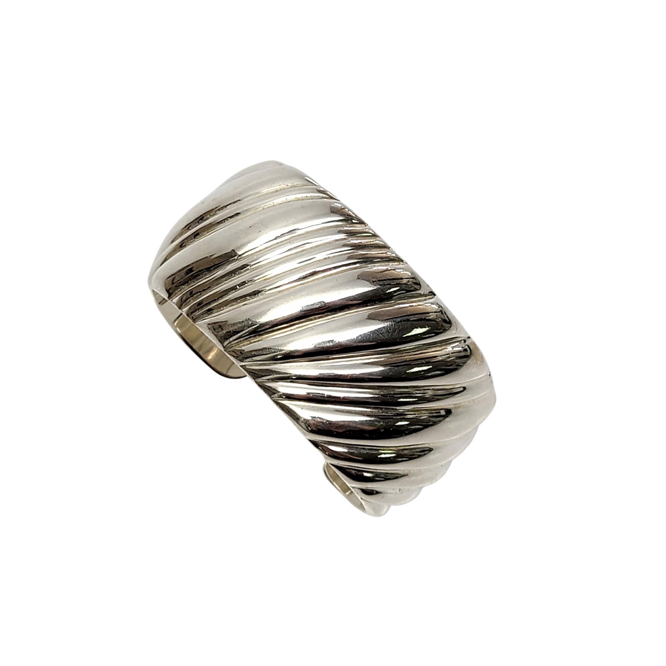 Tiffany & Co Sterling Silver Wide Cuff Bracelet 1