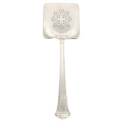 Tiffany & Co Sterling Silver Windham Waffle Server with Monogram