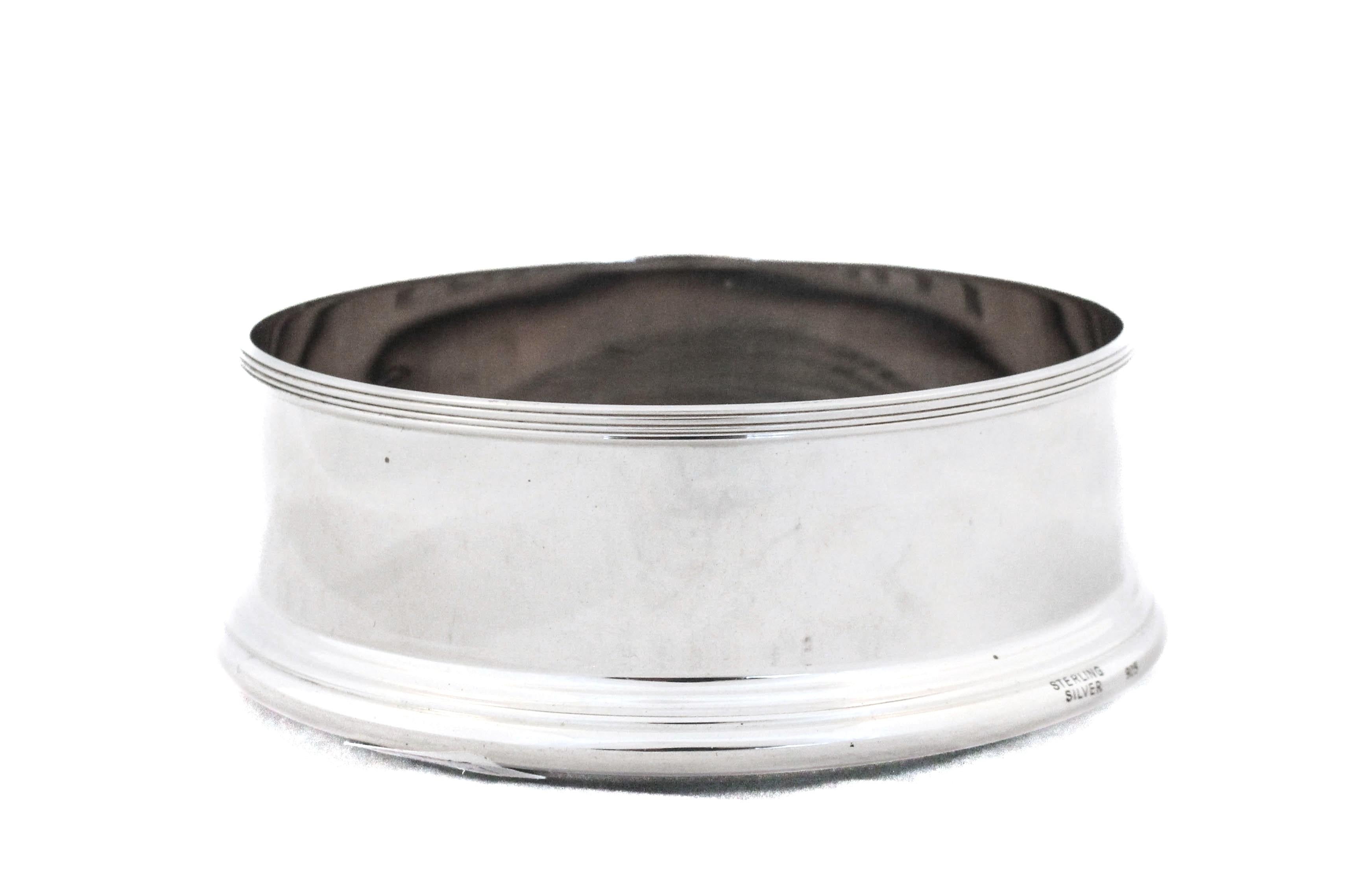 American Tiffany & CO Sterling Silver Wine Coaster