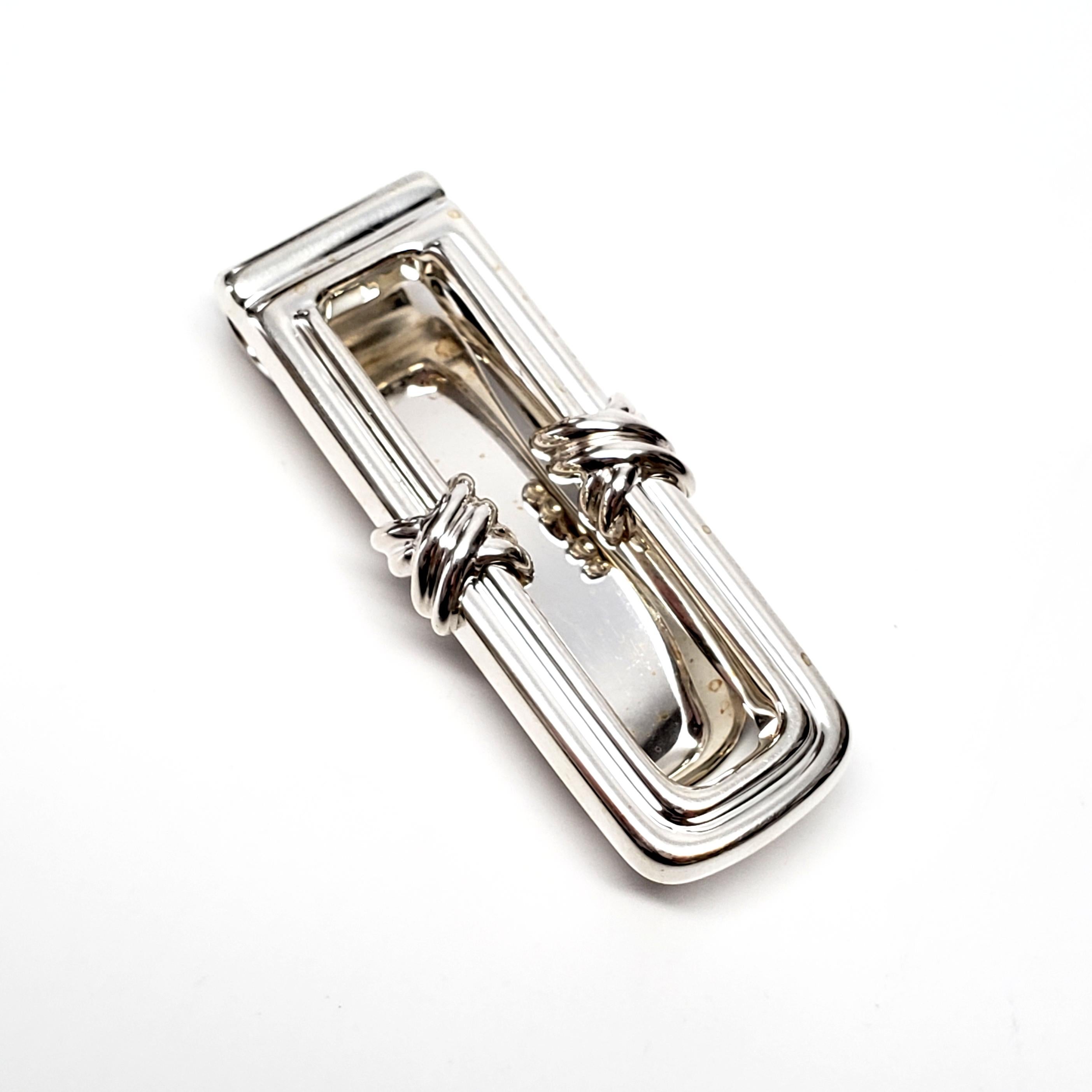 silver money clip tiffany