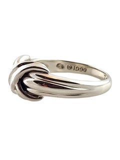 Tiffany & Co Sterling Silver X Ring Size 8 #18310