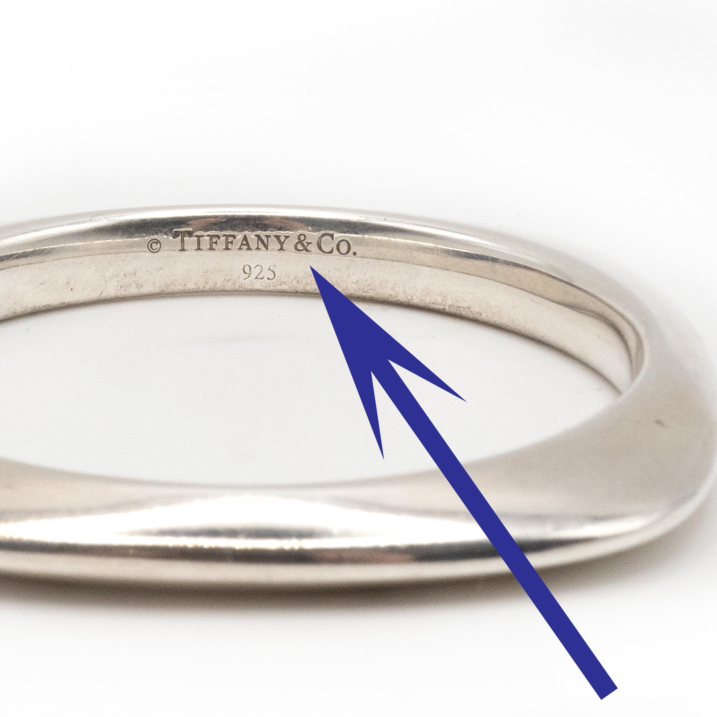 Tiffany & Co. Bracciale quadrato in argento con cuscino in vendita 5