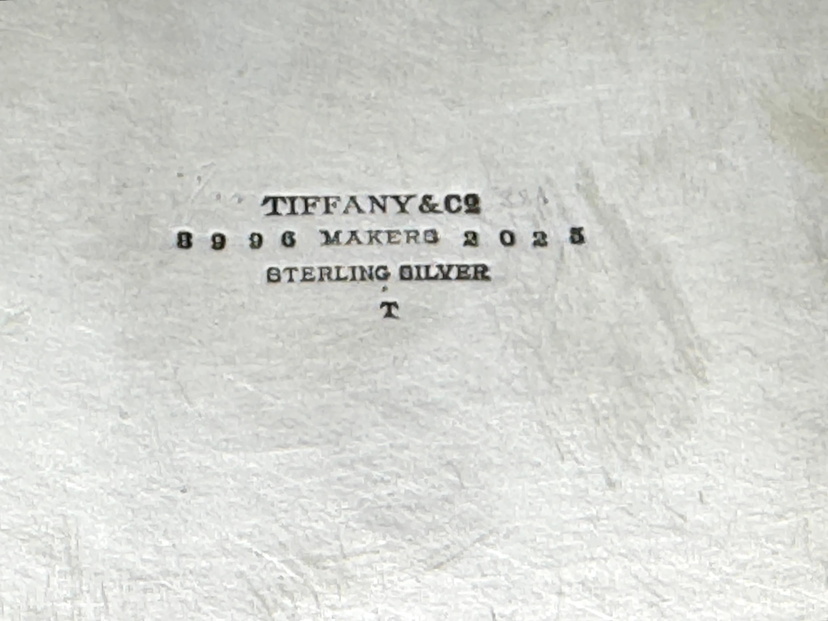 Tiffany & Co. Sterling Tray Grape & Vine Design Influences Paulding Farnham For Sale 6