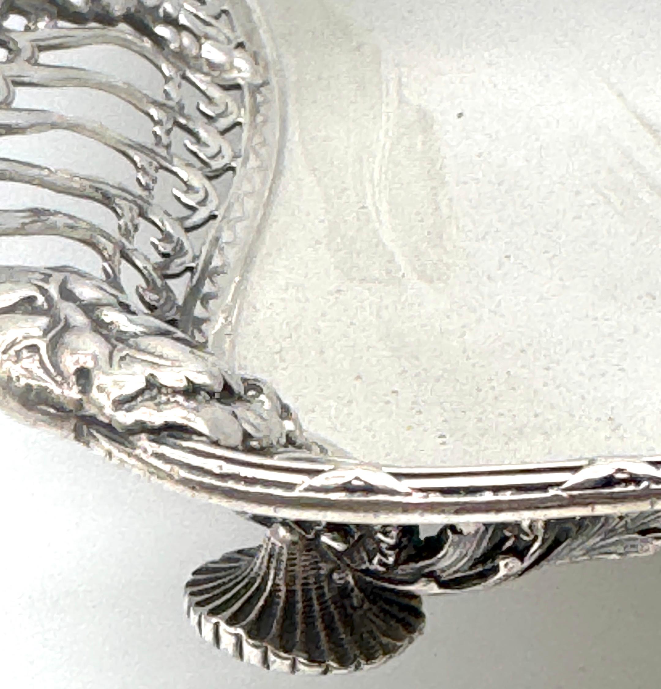Tiffany & Co. Sterling Tray Grape & Vine Design Influences Paulding Farnham For Sale 9