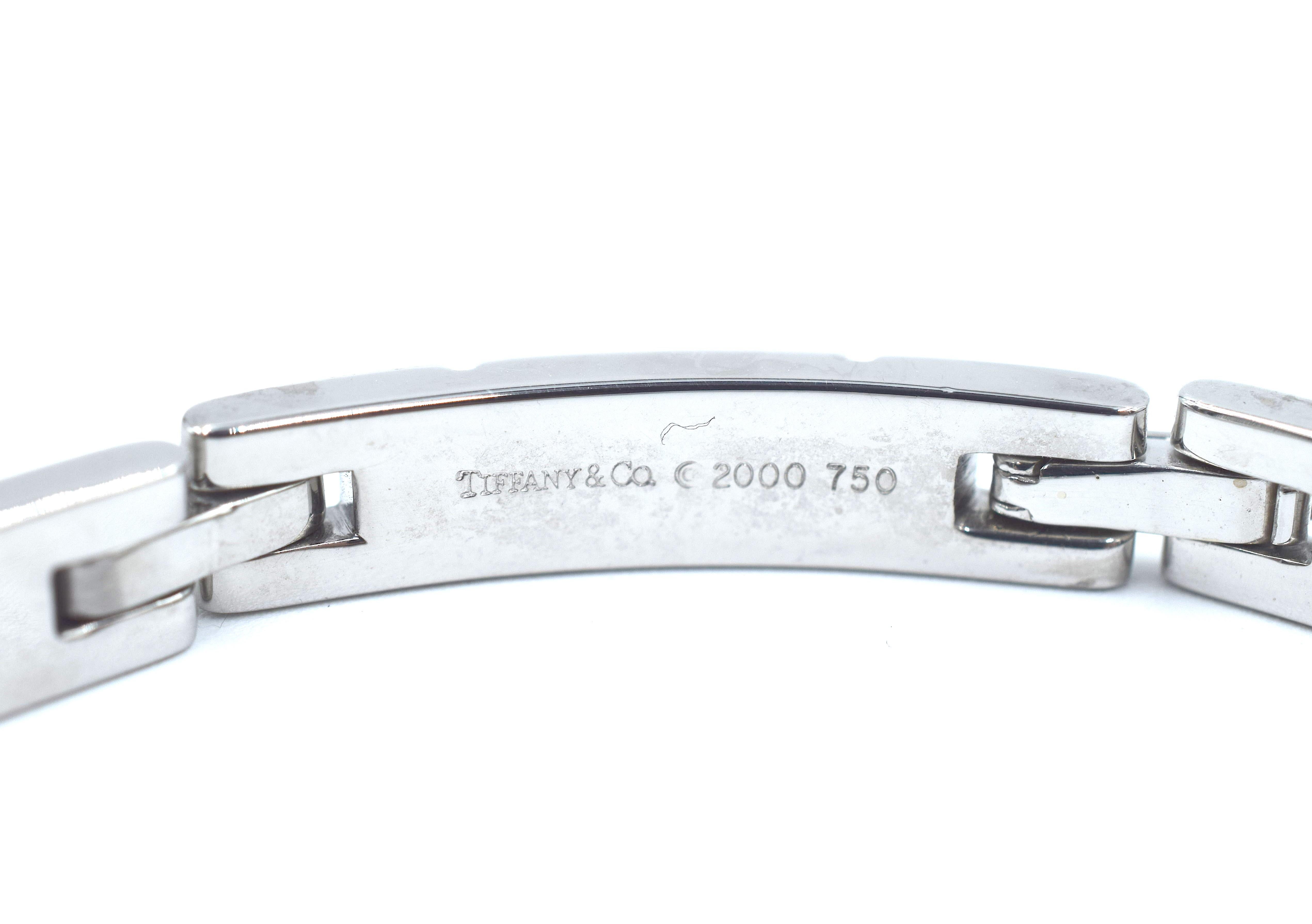 mens white gold bracelet