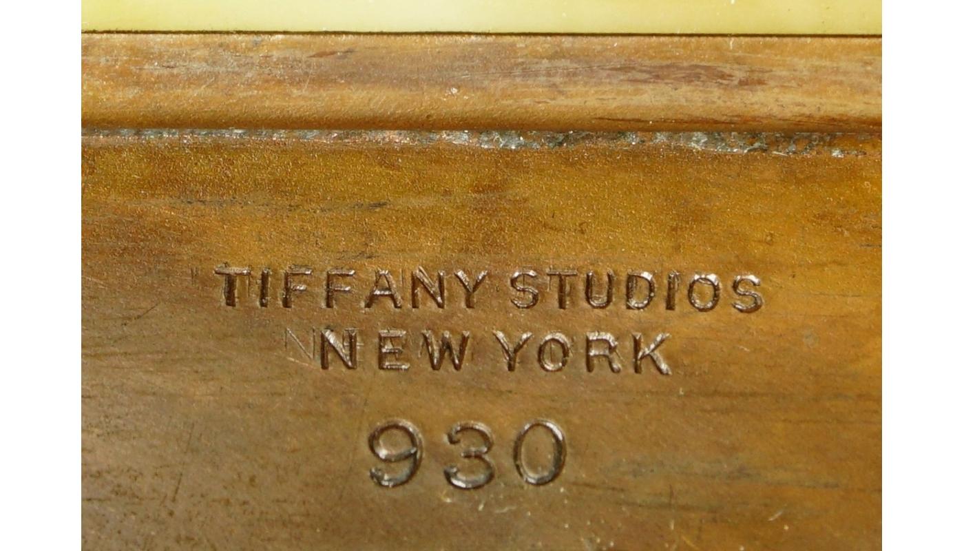Tiffany & Co. Studios New York Seven-Piece Bronze Desk Set, Early 20th Century 11