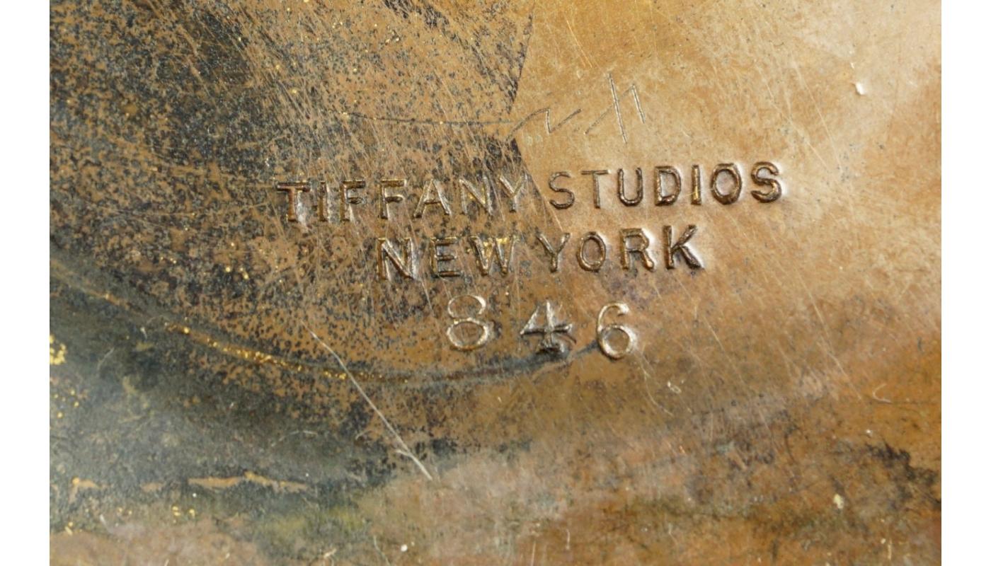 Tiffany & Co. Studios New York Seven-Piece Bronze Desk Set, Early 20th Century 15