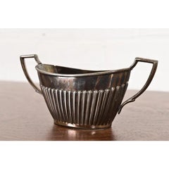 Tiffany & Co. Style Art Deco Silverplate Sugar Bowl