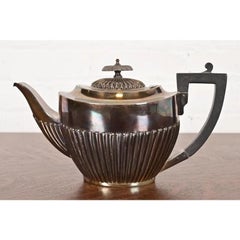 Tiffany & Co. Style Art Deco Silverplate Tea Kettle or Coffee Pot