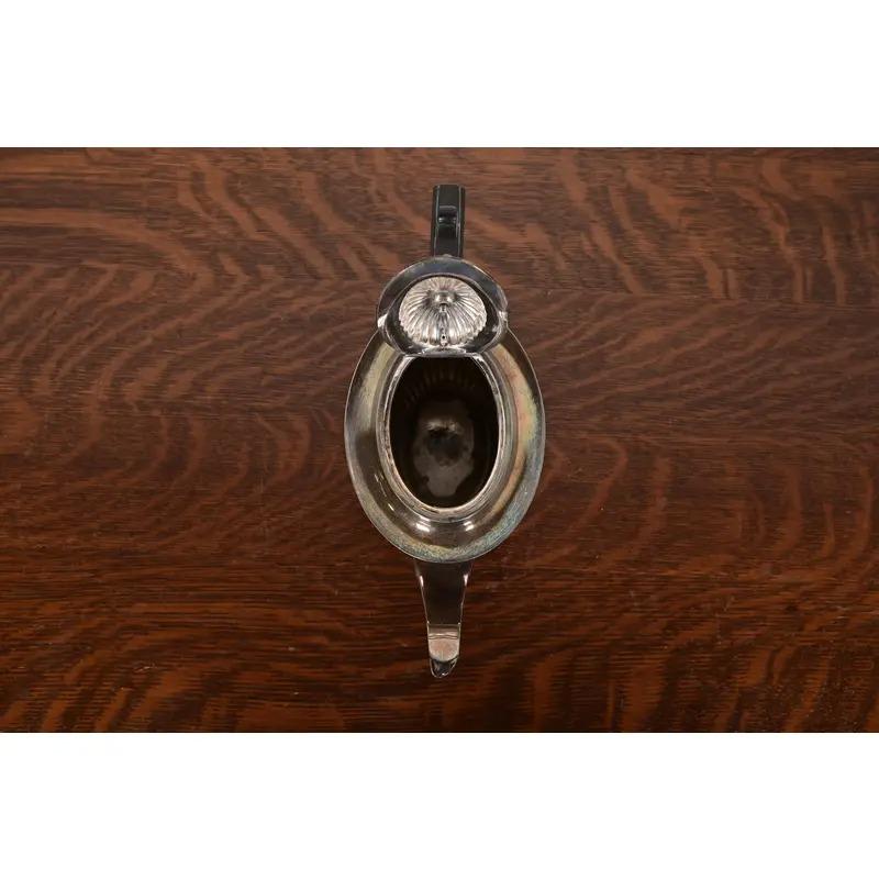 Tiffany & Co. Bouilloire ou cafetière en métal argenté de style Art Déco en vente 2