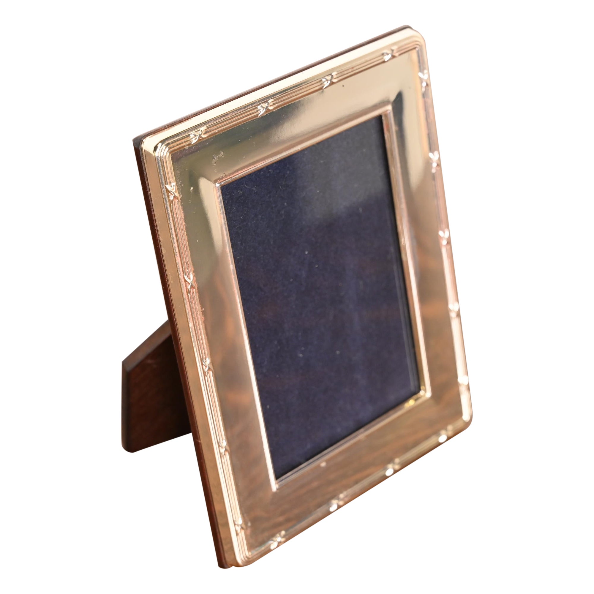 Tiffany & Co. Style Art Deco Sterling Silver Picture Frame