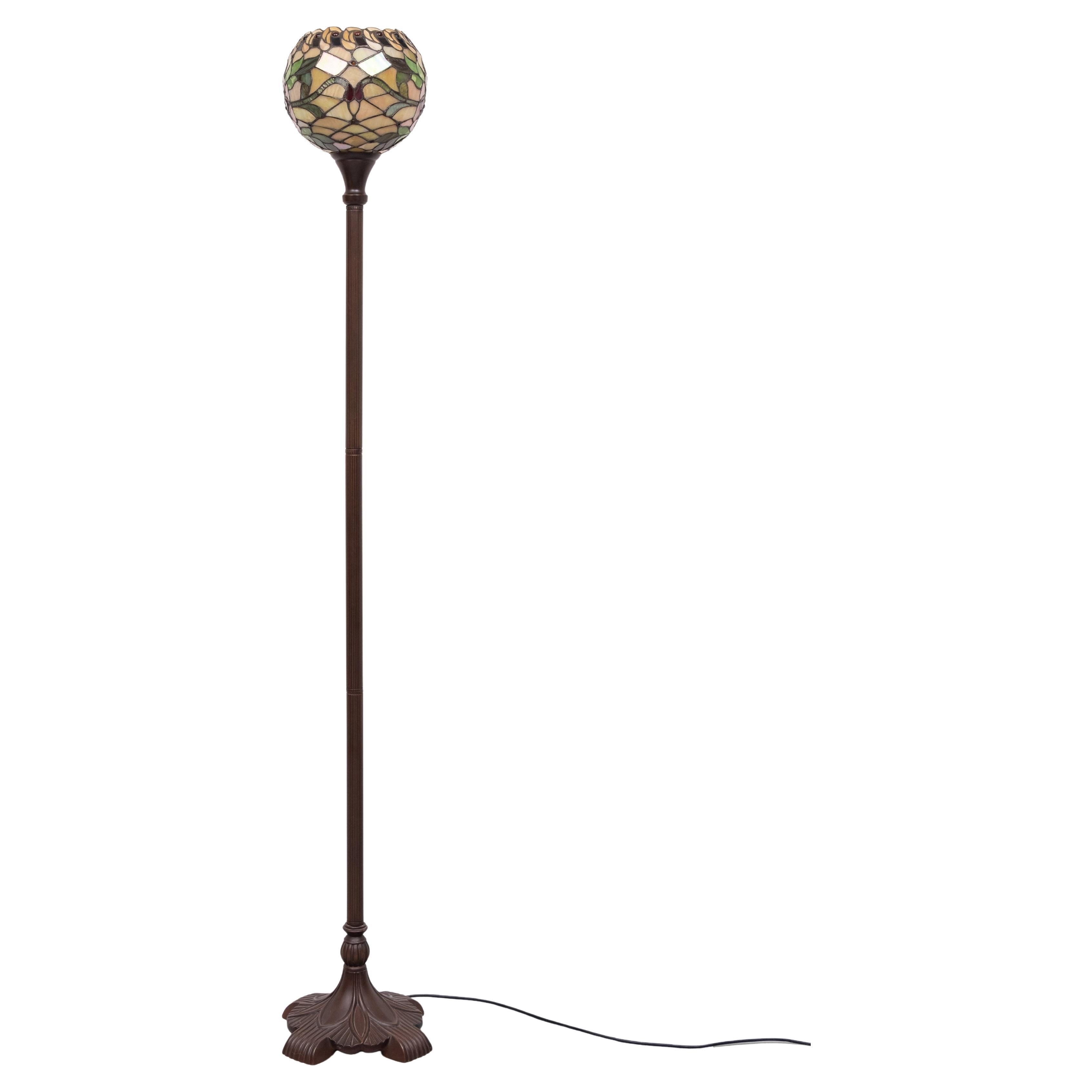 Tiffany & co  style floor lamp   1990s France
