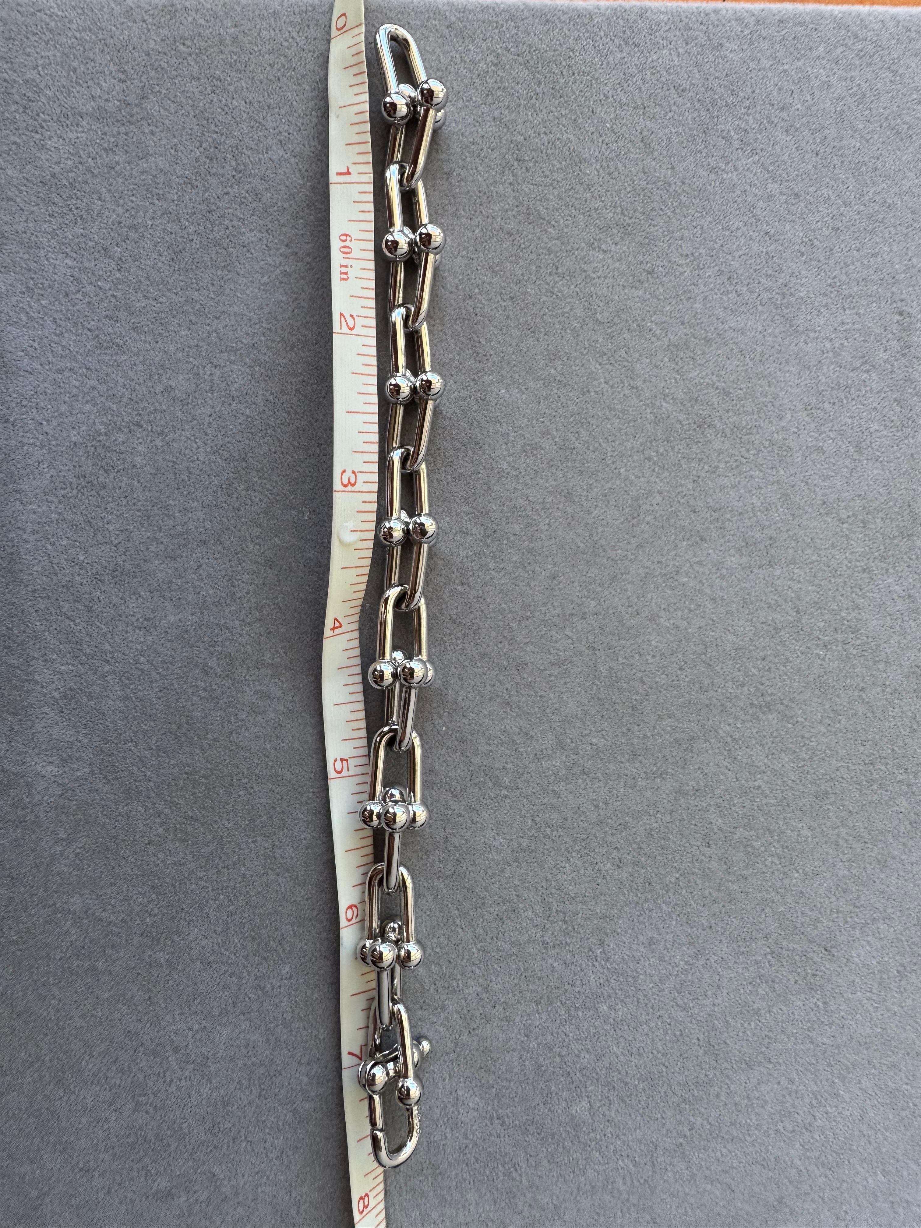 Tiffany & Co. Großes Gliederkette-Armband im Stil von Hardware Sterlingsilber 925 1
