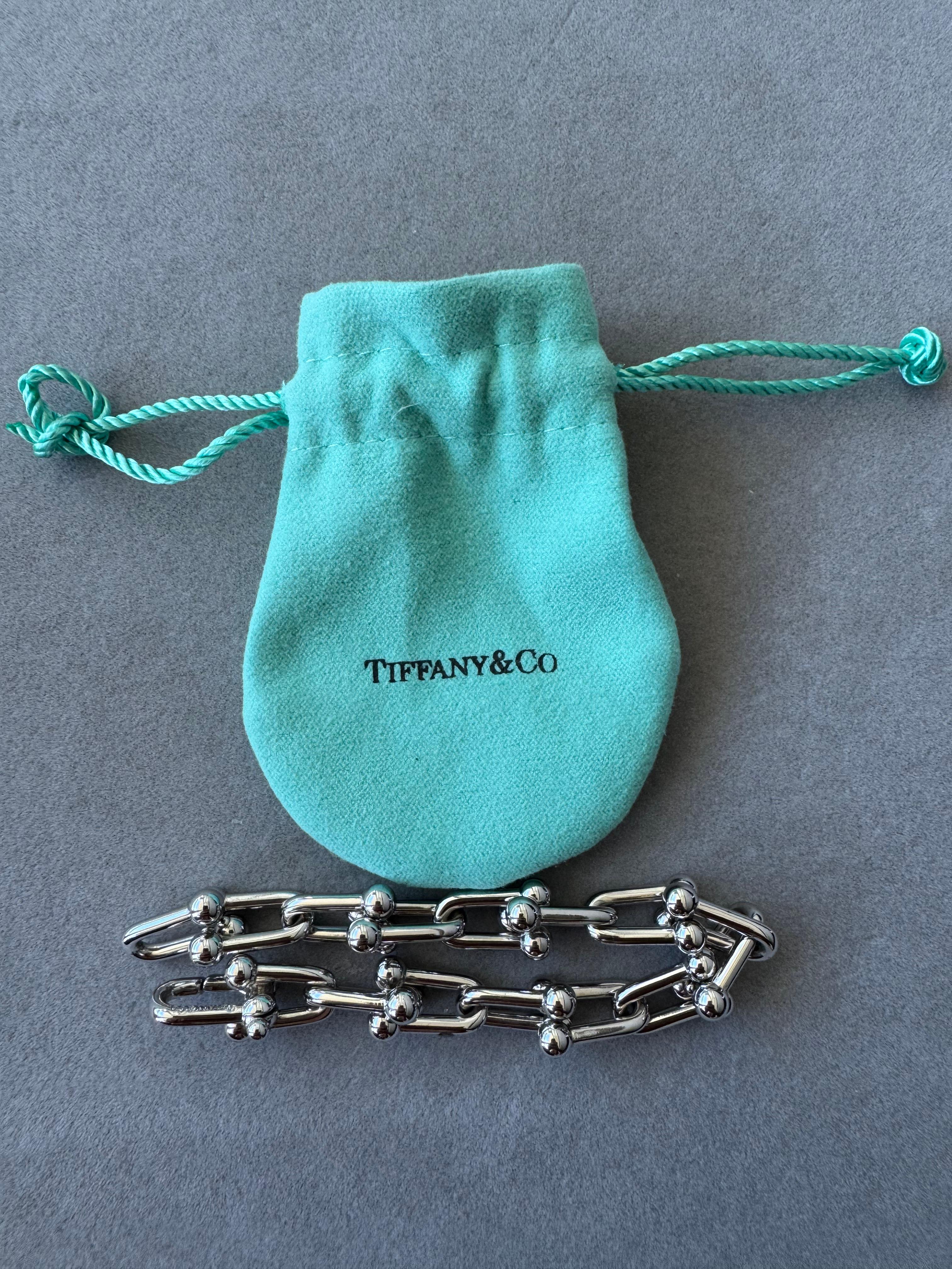 Tiffany & Co. Großes Gliederkette-Armband im Stil von Hardware Sterlingsilber 925 3