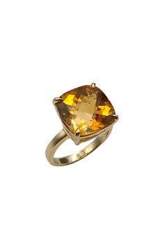 Tiffany & Co. Sugar Stacks Large Yellow Gold and Citrine Ring