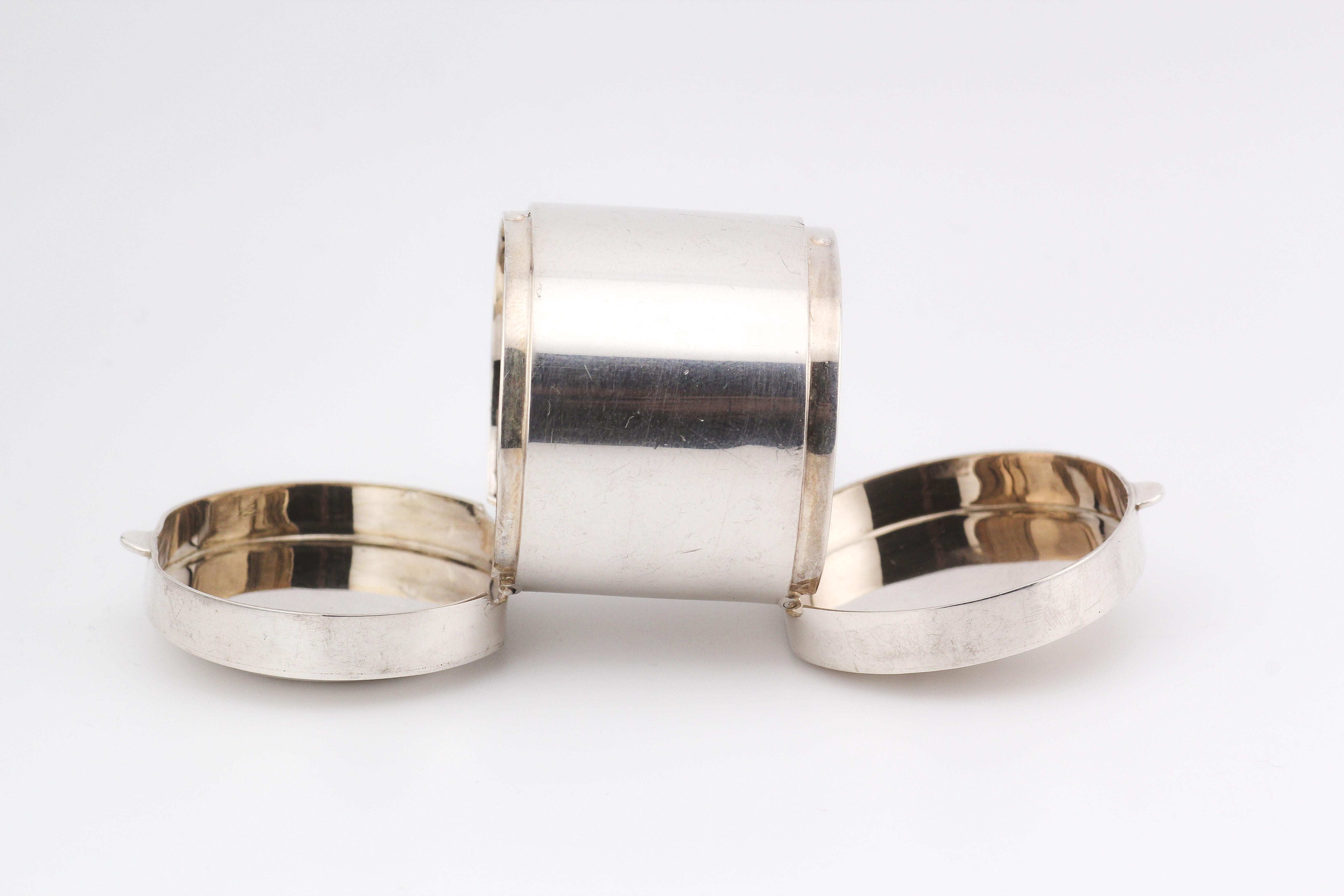 Tiffany & Co. Sun Moon Sterling Silver 2 Sided Cylinder Pill Box Case en venta 1