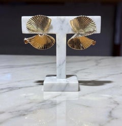 Tiffany & Co. Swirl Ribbon Shell Design Ohrringe