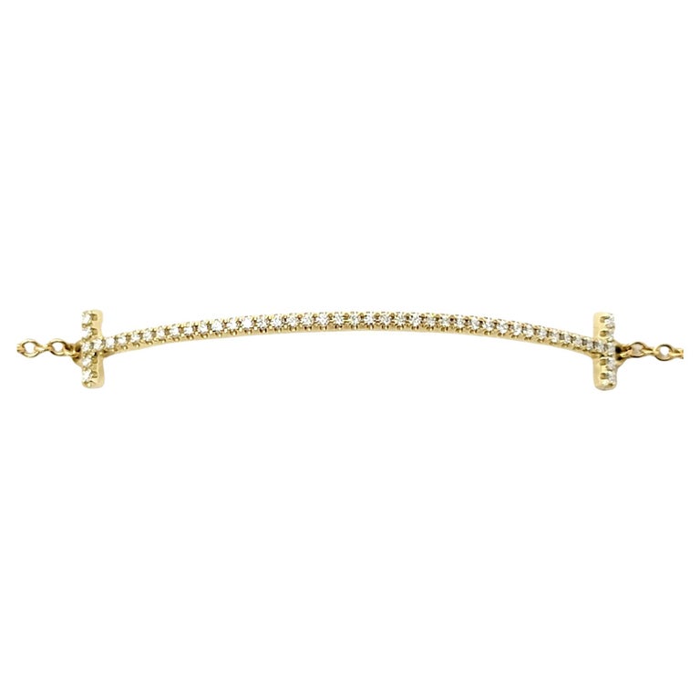 Tiffany T Smile Bracelet in Yellow Gold