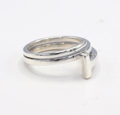 Tiffany & Co. T Collection Sterling Silver Wrap Coin Ring