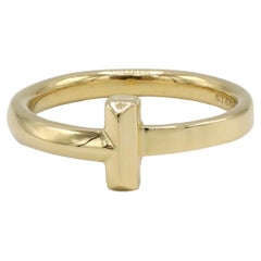 Tiffany & Co. T Collection T1 18 Karat Yellow Gold Band Ring