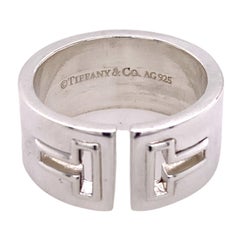 Tiffany & Co. T Cut-Out Band Ring Sterling Silver