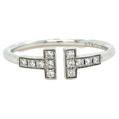 Tiffany & Co. T Diamond Wire Ring 0.13ct