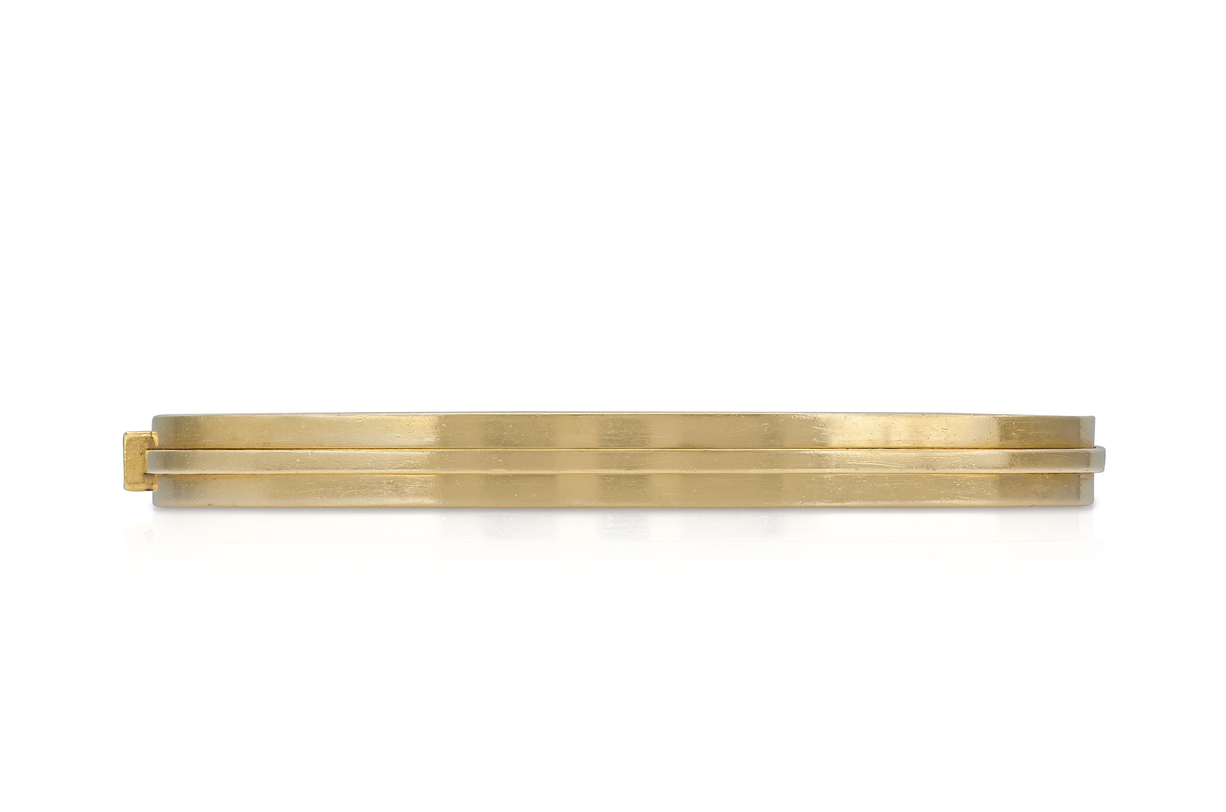 Tiffany & Co. Pulsera de bisagra en T con diamantes Corte redondo en venta