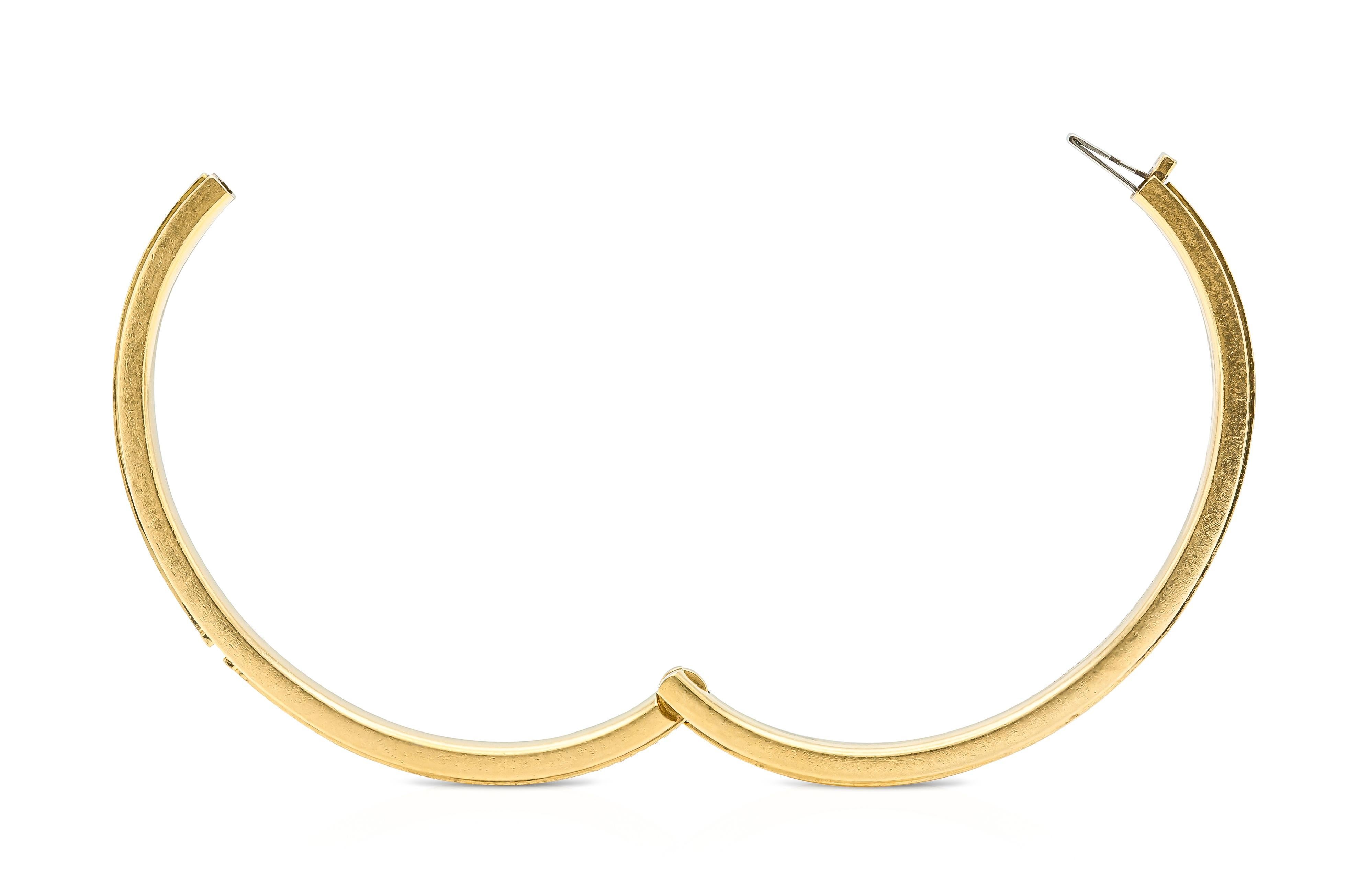 Tiffany & Co. Pulsera de bisagra en T con diamantes en Bueno estado para la venta en New York, NY