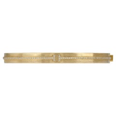 Tiffany & Co. T Hinged Bangle Bracelet with Diamonds