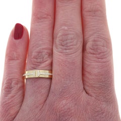 Tiffany & Co. T Narrow Diamond Band - Yellow Gold 18k Round .13ctw SZ 7 Ring