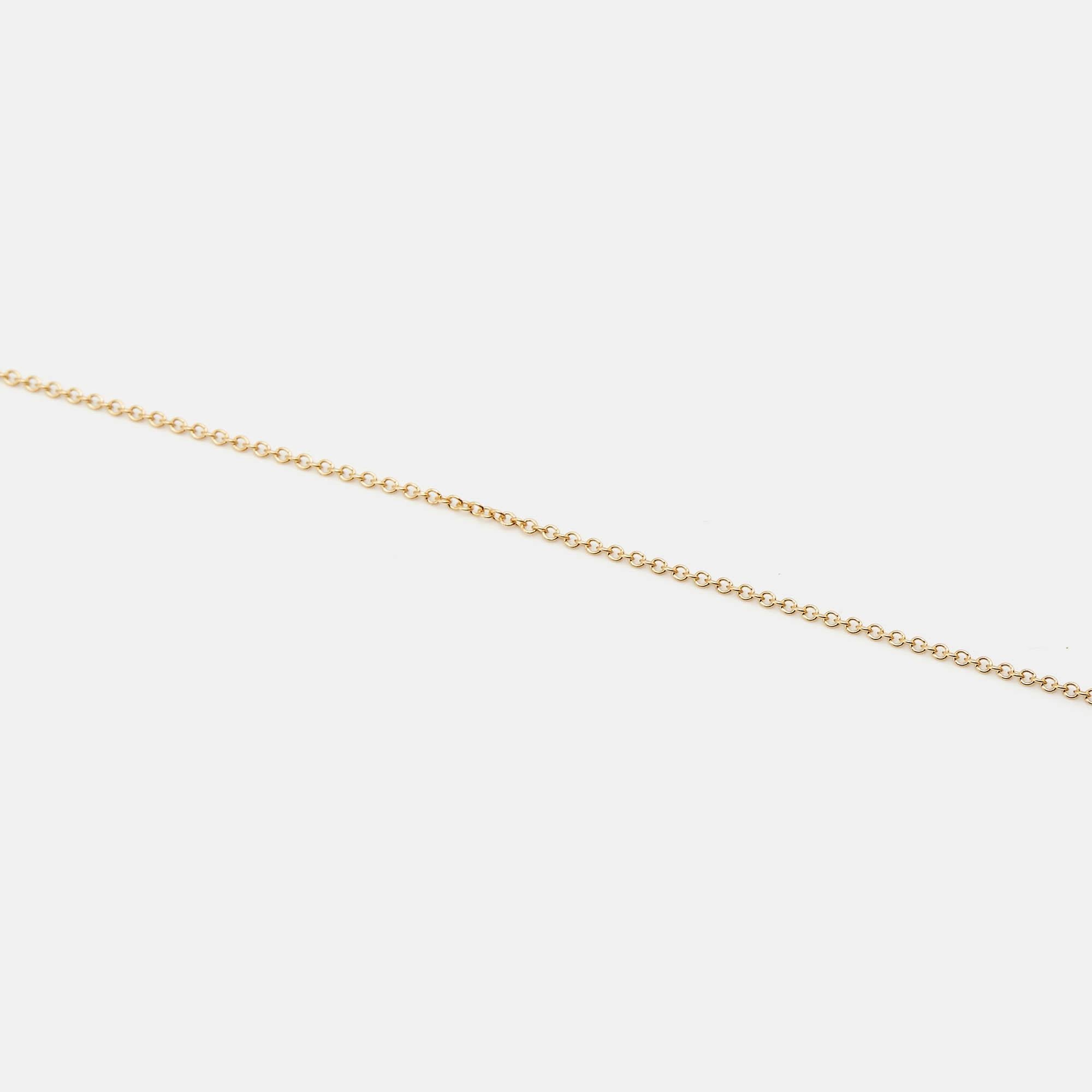 Tiffany & Co. T Smile 18k Yellow Gold Extra Large Pendant Necklace For Sale 1