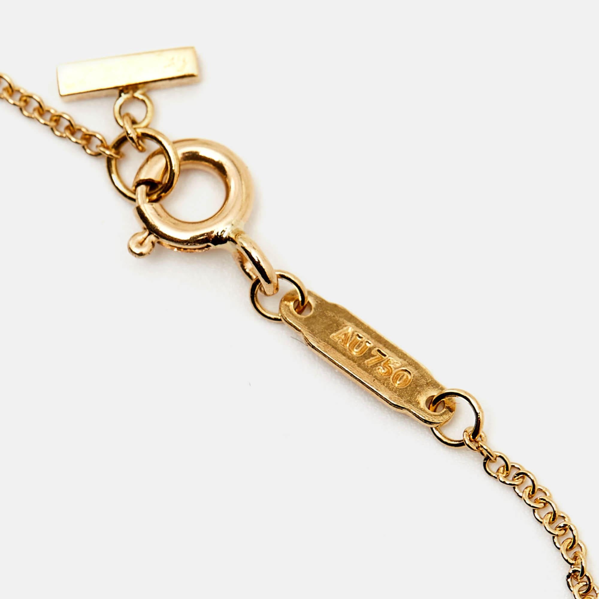 Tiffany & Co. T Smile 18k Yellow Gold Extra Large Pendant Necklace For Sale 2