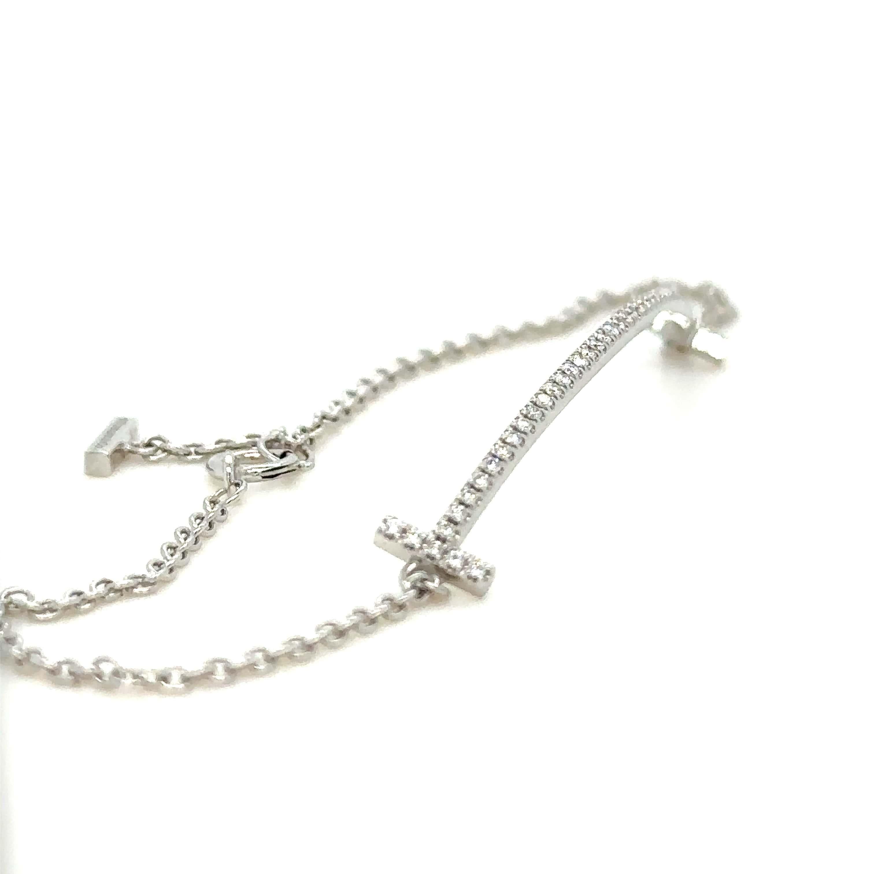 Women's Tiffany & Co. T Smile Bracelet 0.12ct