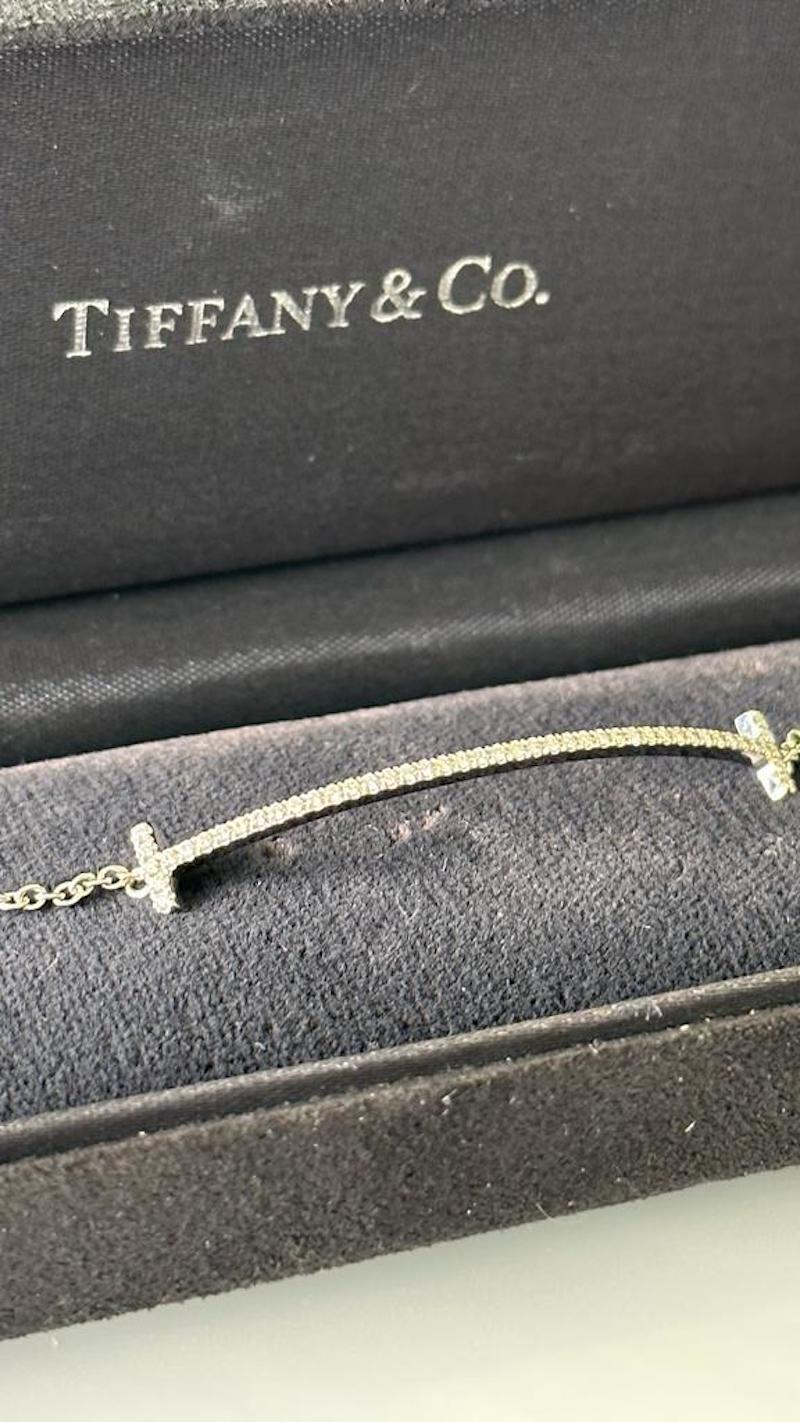 Tiffany & Co. T Smile Bracelet 0.12ct 1