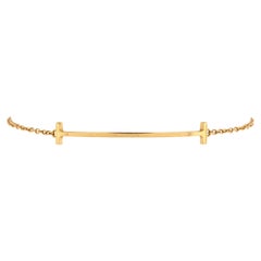Tiffany & Co. Bracciale a catena T Smile in oro giallo 18 carati medio