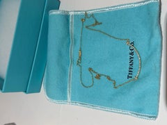 Tiffany & co T Smile Pendant in Rose Gold with Diamonds