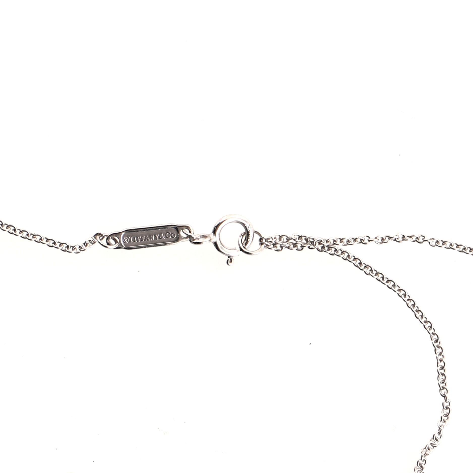 tiffany mini smile necklace