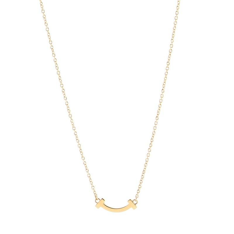 tiffany mini t smile pendant