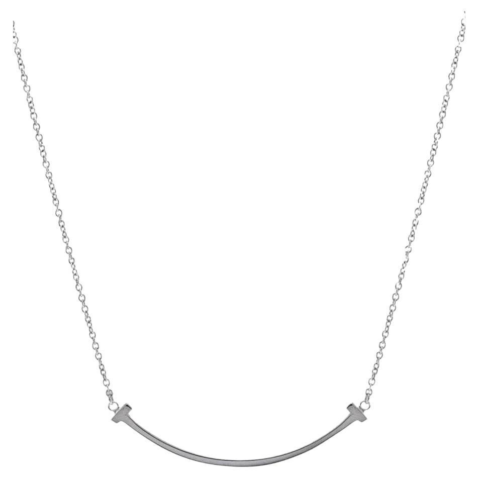 Tiffany & Co. T Smile Sterling Silver Necklace