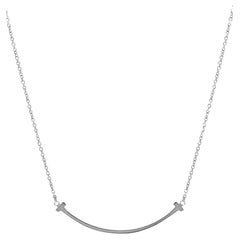 Tiffany & Co. T Smile Sterling Silver Necklace