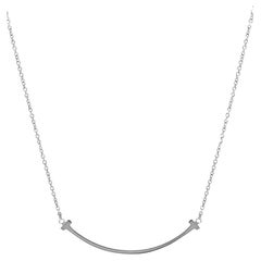 Tiffany & Co. T Smile Sterling Silver Necklace
